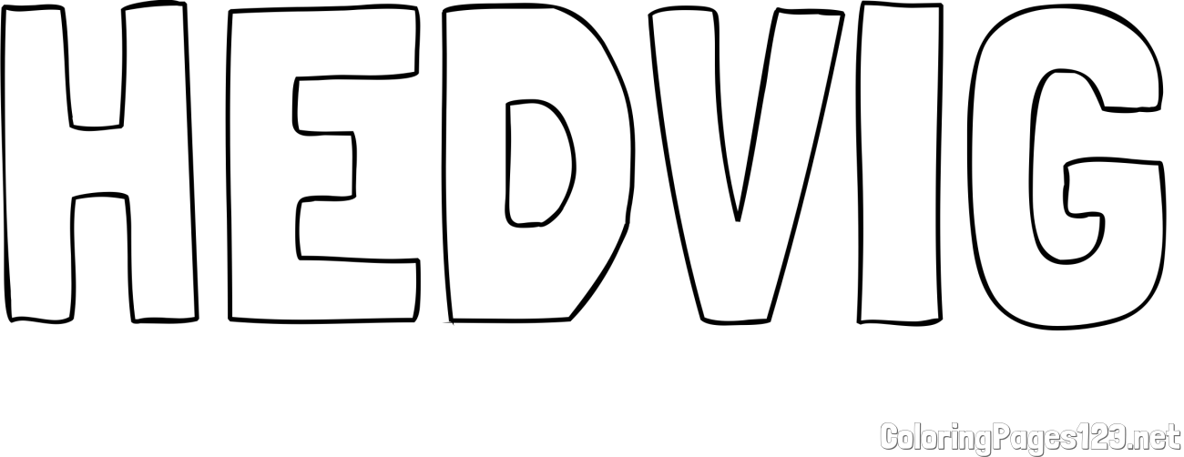 HEDVIG Coloring Page