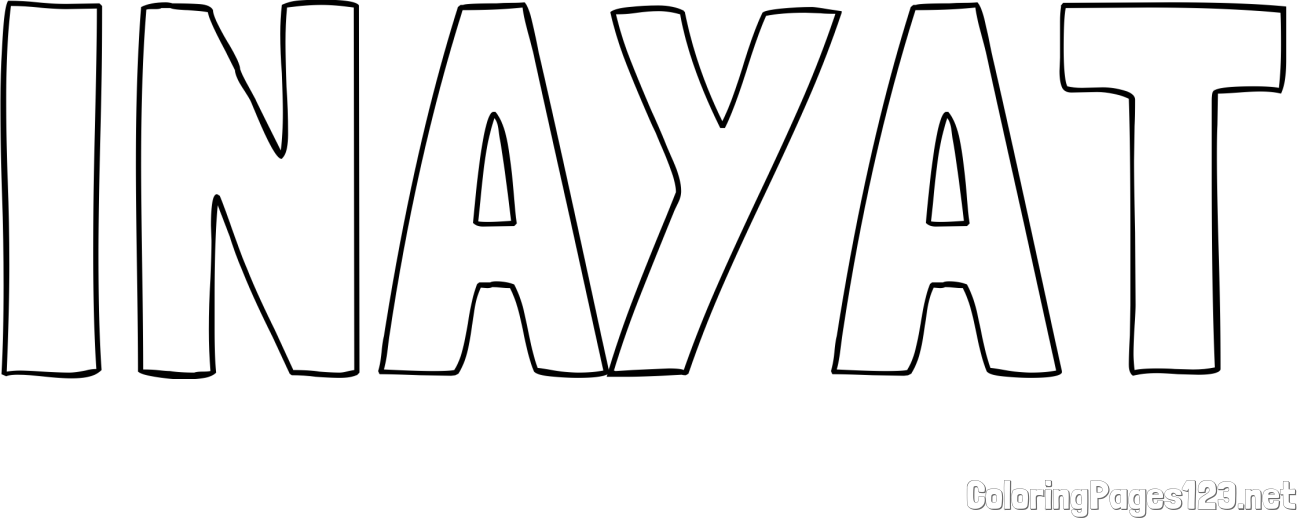 INAYAT Coloring Page
