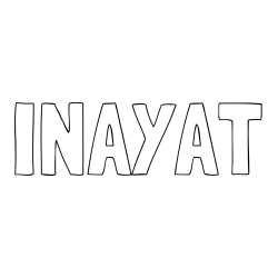 Online Created Coloring Page - INAYAT Coloring Page