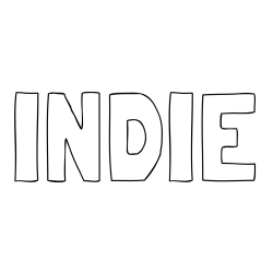 Online Created Coloring Page - INDIE Coloring Page