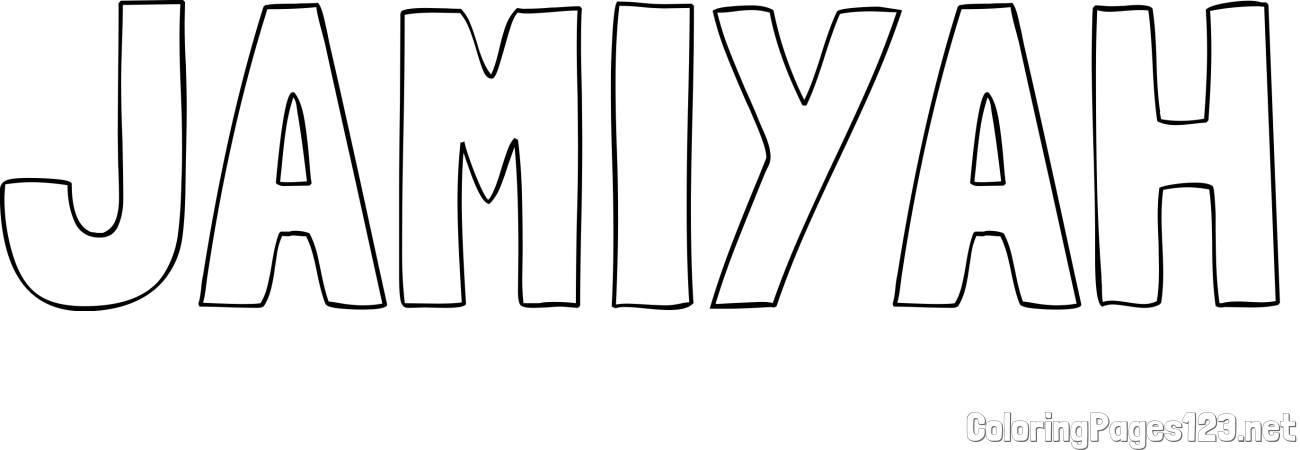 JAMIYAH Coloring Page