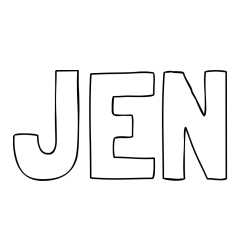 Online Created Coloring Page - JEN Coloring Page