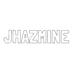 Online Created Coloring Page - JHAZMINE Coloring Page