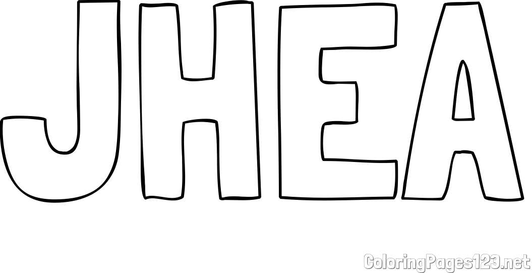 JHEA Coloring Page