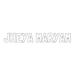 Online Created Coloring Page - JHEYA MARYAM Coloring Page