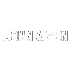 Online Created Coloring Page - JOHN AIZEN Coloring Page