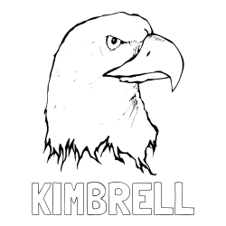 Online Created Coloring Page - KIMBRELL Coloring Page and American Bald Eagle Head Coloring Page