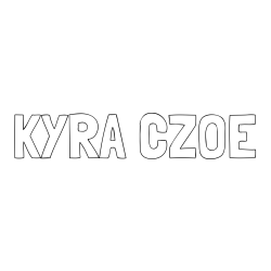 Online Created Coloring Page - KYRA CZOE Coloring Page