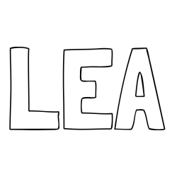Online Created Coloring Page - LEA Coloring Page