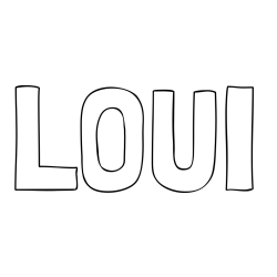 Online Created Coloring Page - LOUI Coloring Page