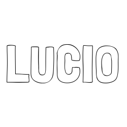 Online Created Coloring Page - LUCIO Coloring Page