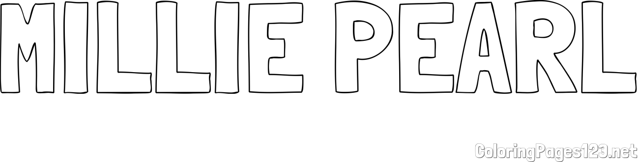 MILLIE PEARL Coloring Page