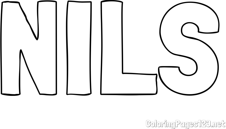 NILS Coloring Page
