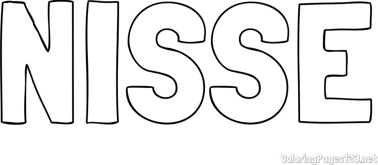 NISSE Coloring Page