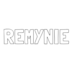 Online Created Coloring Page - REMYNIE Coloring Page
