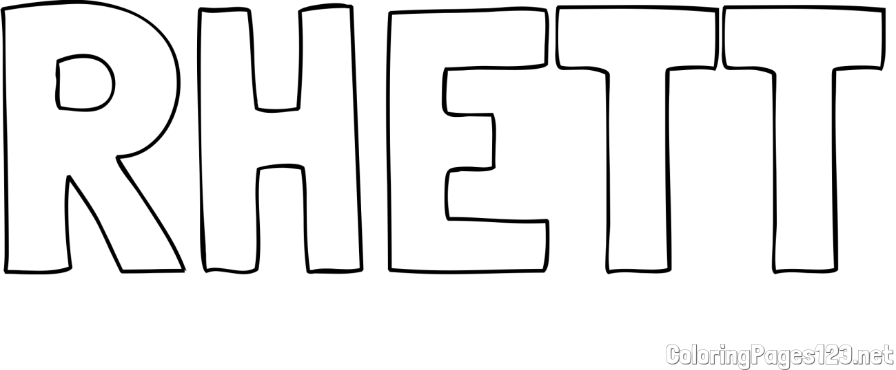 RHETT Coloring Page