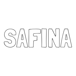 Online Created Coloring Page - SAFINA Coloring Page