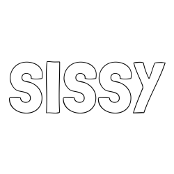 Online Created Coloring Page - SISSY Coloring Page