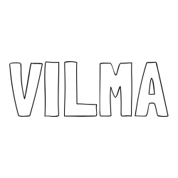 Online Created Coloring Page - VILMA Coloring Page