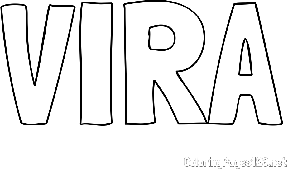 VIRA Coloring Page