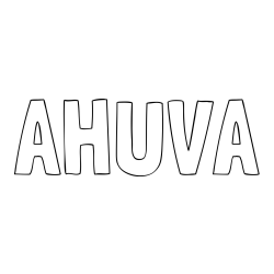 Online Created Coloring Page - AHUVA Coloring Page