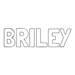 Online Created Coloring Page - BRILEY Coloring Page
