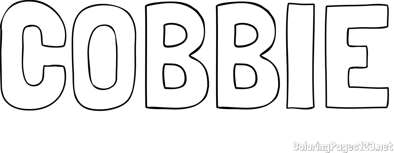 COBBIE Coloring Page