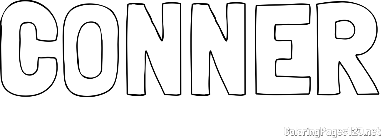 CONNER Coloring Page