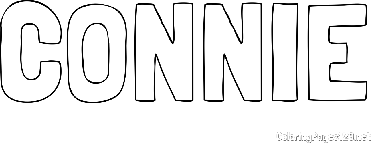 CONNIE Coloring Page