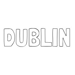 Online Created Coloring Page - DUBLIN Coloring Page