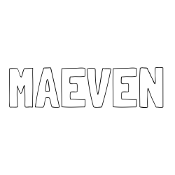 Online Created Coloring Page - MAEVEN Coloring Page