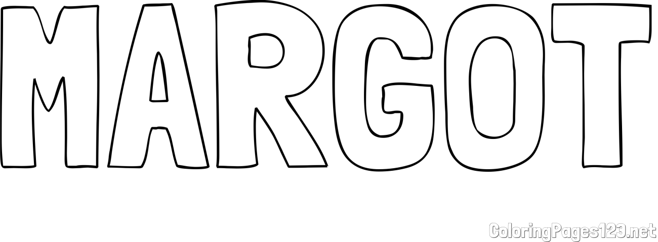 MARGOT Coloring Page