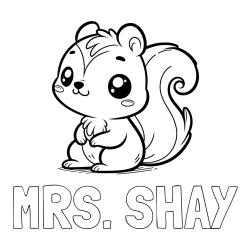 Online Created Coloring Page - MRS. SHAY Coloring Page and Coloring Page of Cute Squirtle