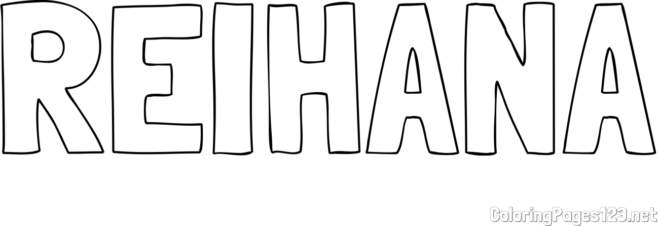 REIHANA Coloring Page