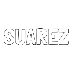 Online Created Coloring Page - SUAREZ Coloring Page