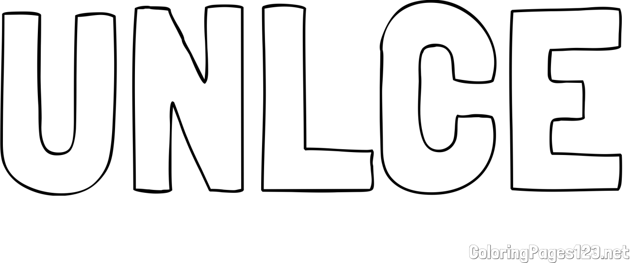 UNLCE Coloring Page