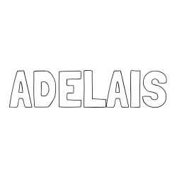Online Created Coloring Page - ADELAIS Coloring Page