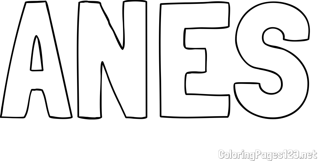 ANES Coloring Page