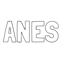 Online Created Coloring Page - ANES Coloring Page