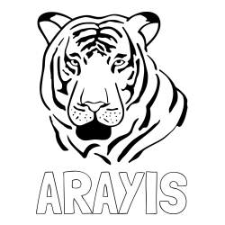 Online Created Coloring Page - ARAYIS Coloring Page and Tiger Head Coloring Page