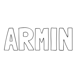 Online Created Coloring Page - ÁRMIN Coloring Page