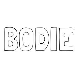 Online Created Coloring Page - BODIE Coloring Page