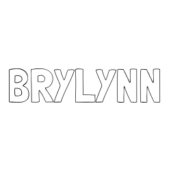 Online Created Coloring Page - BRYLYNN Coloring Page