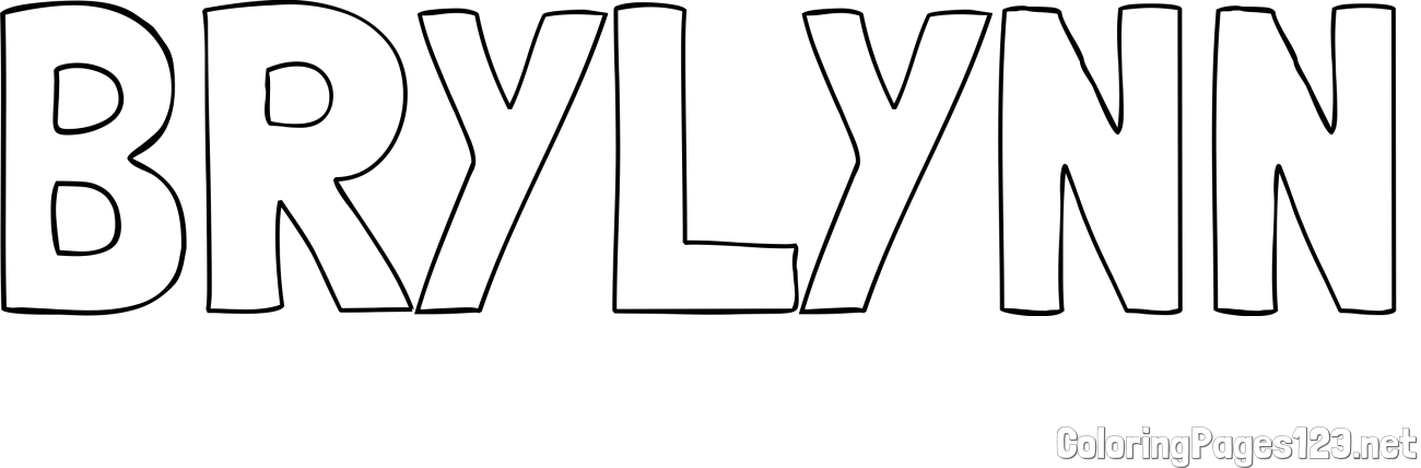 BRYLYNN Coloring Page