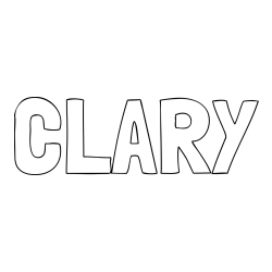 Online Created Coloring Page - CLARY Coloring Page