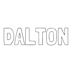 Online Created Coloring Page - DALTON Coloring Page