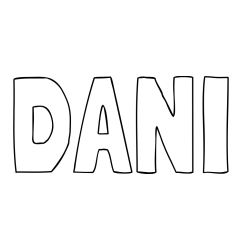 Online Created Coloring Page - DANI Coloring Page