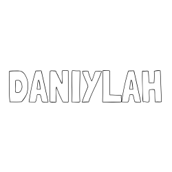Online Created Coloring Page - DANIYLAH Coloring Page