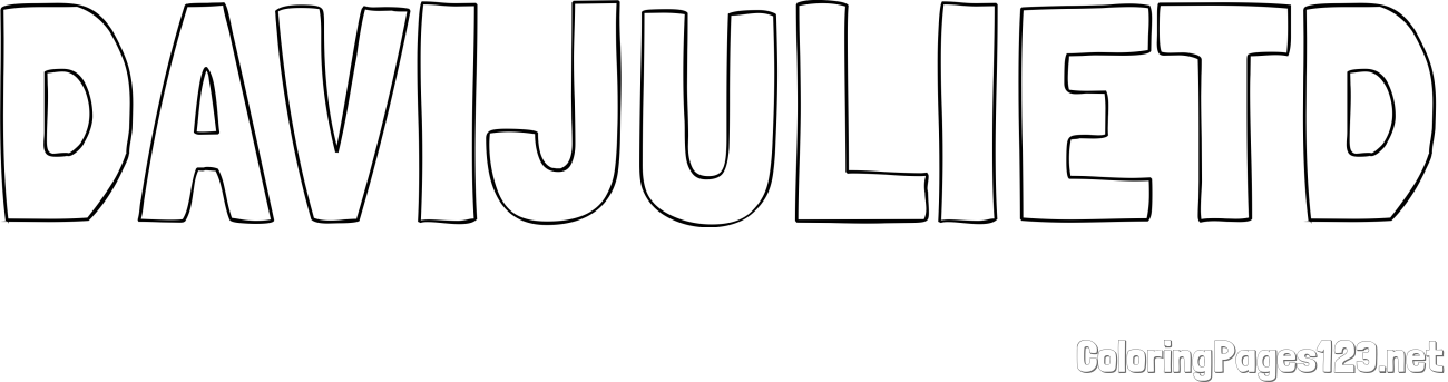 DAVIJULIETD Coloring Page