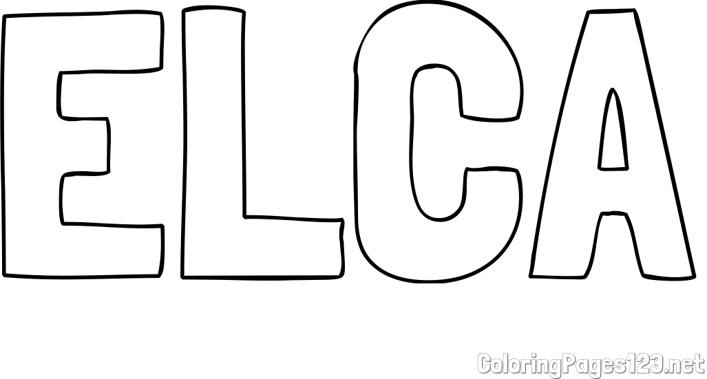 ELCA Coloring Page